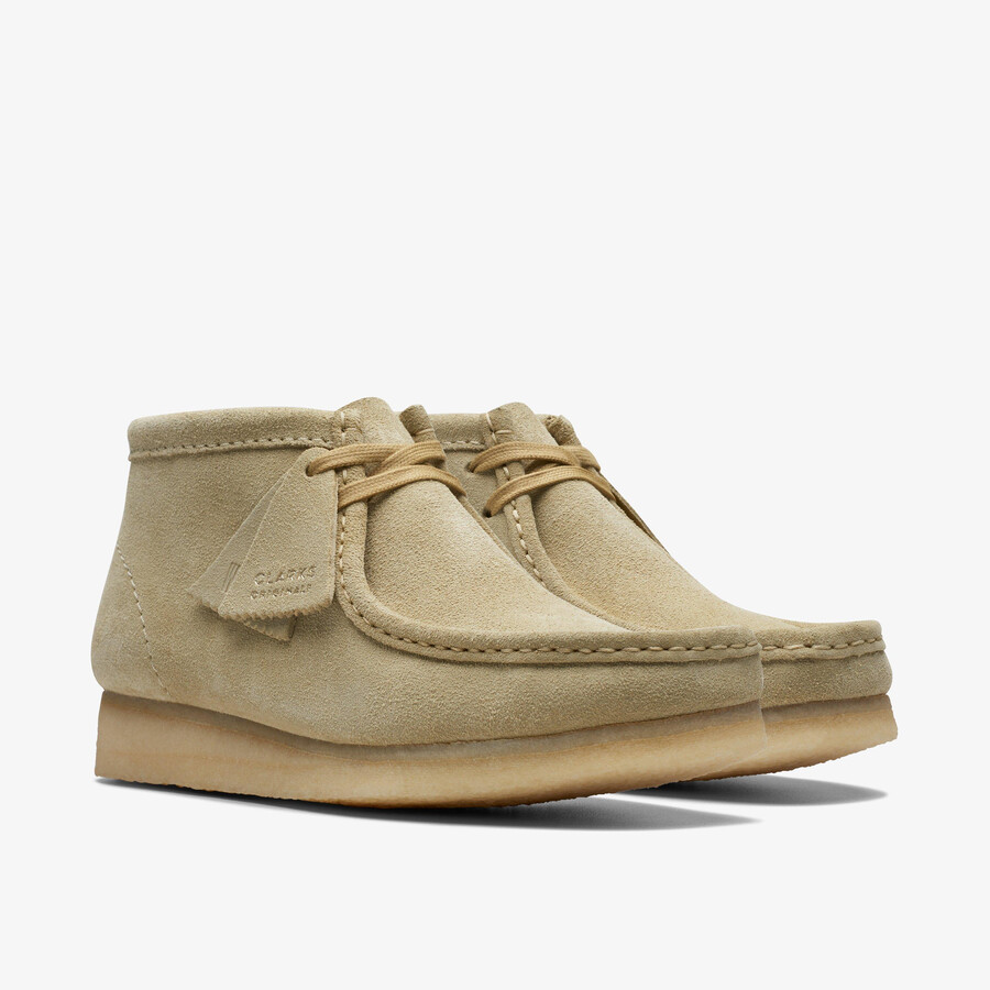 wallabee boot - esdoorn suède